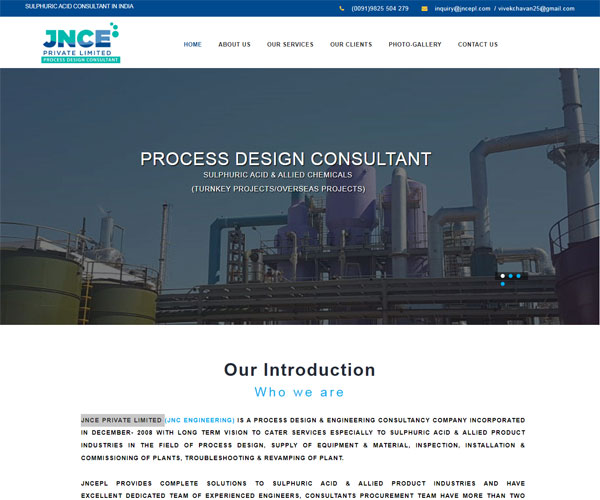 JNCE Private Limited Vadodara @ baroda web solution