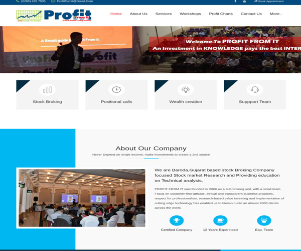 profit from it vadodara @ baroda web solution